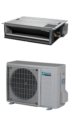 DAIKIN Unidad de conductos DXS25F (con mando BRC1E52A)