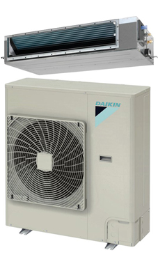 DAIKIN Unidad de conductos ADEQS100B (con mando BRC1D52)