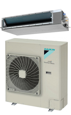 DAIKIN Unidad de conductos BQSG125D (con mando BRC1E52A)