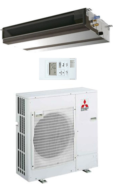 MITSUBISHI-ELECTRIC Split conductos Mr.Slim serie POWER INVERTER PEZS-60VJA con mando simplificado PAC-YT52CRA